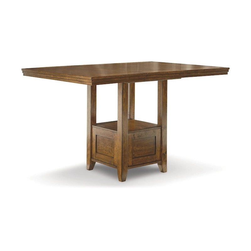 Ensemble de salle à manger 8 pièces à hauteur de comptoir Ralene marron moyen Signature Design by Ashley