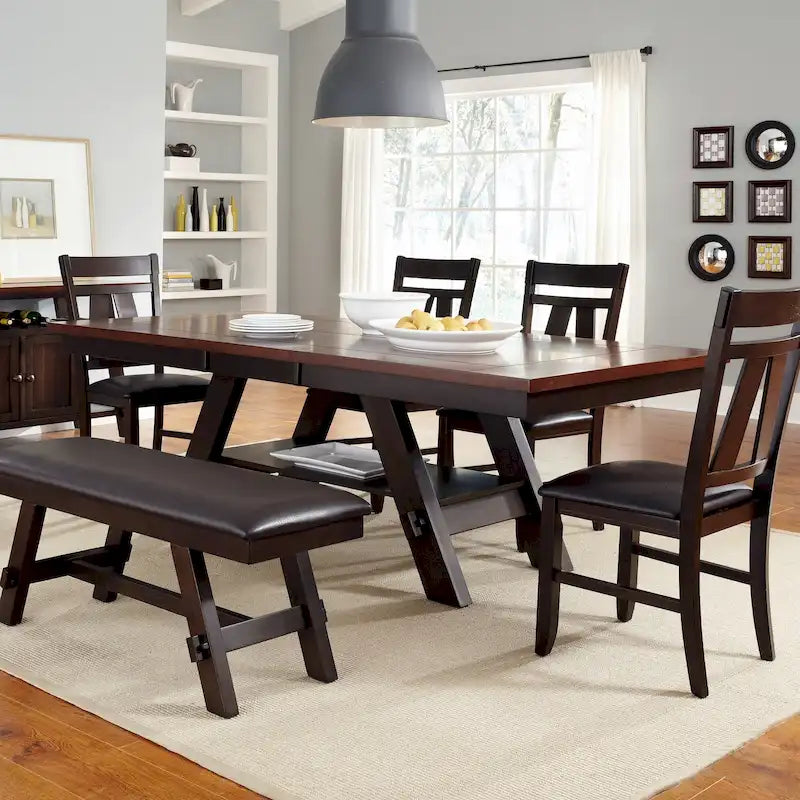 Ensemble de table rectangulaire 6 pièces Lawson