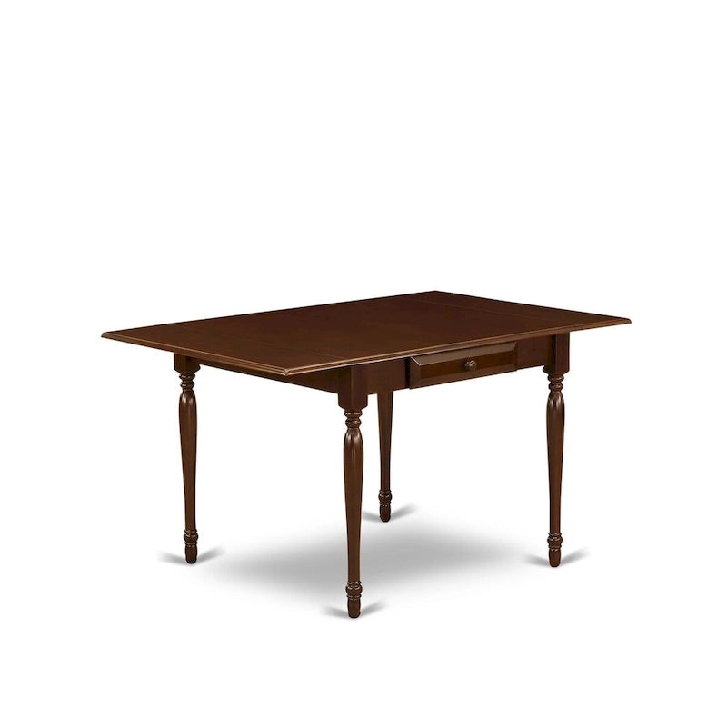 Ensemble de salle à manger East West Furniture comprenant une table de salle à manger rectangulaire avec rallonge escamotable et des chaises Parson (options de pièces)
