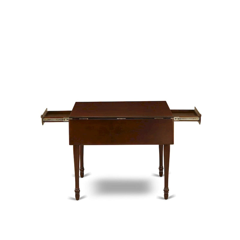 Ensemble de salle à manger East West Furniture comprenant une table de salle à manger rectangulaire avec rallonge escamotable et des chaises Parson (options de pièces)