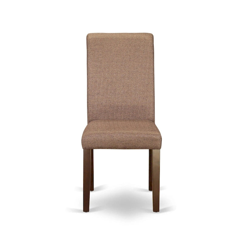 Ensemble de salle à manger East West Furniture comprenant une table de salle à manger rectangulaire avec rallonge escamotable et des chaises Parson (options de pièces)