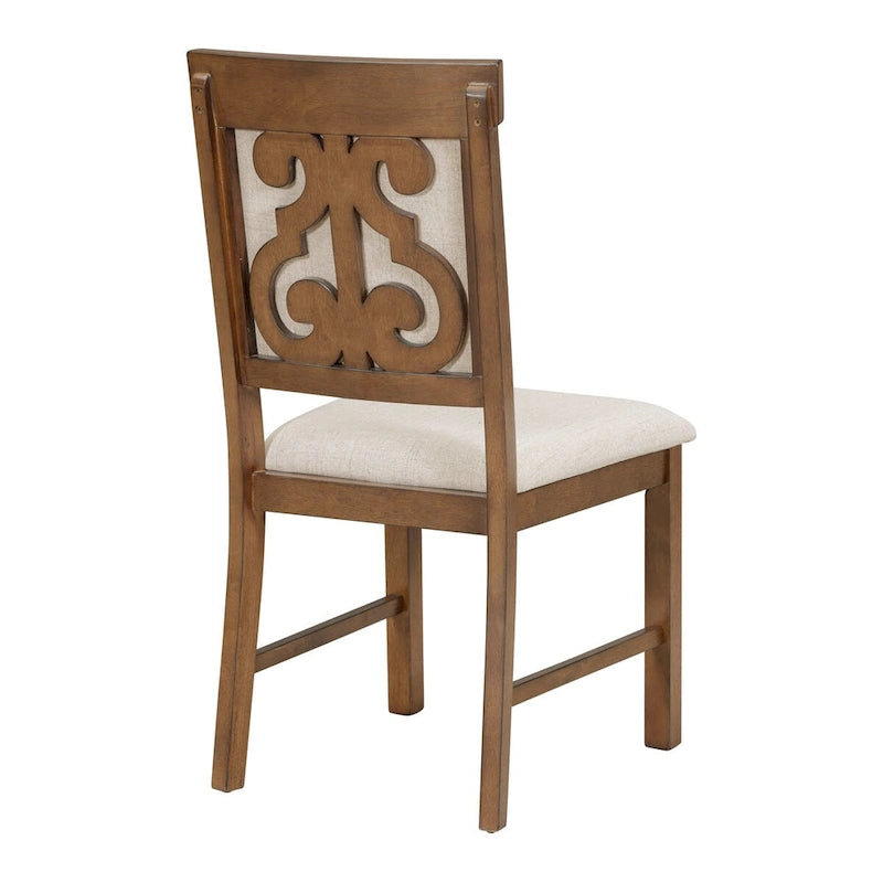 Ensemble de salle à manger fonctionnel rétro 5 pièces 1 table extensible