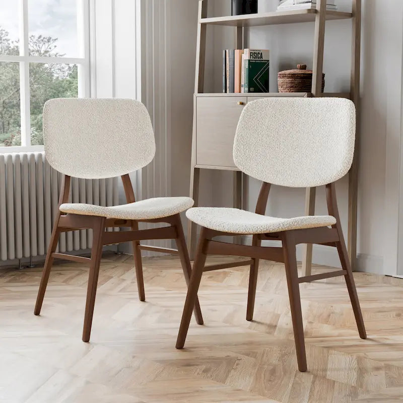 Ensemble de salle à manger 7 pièces Beau II Mid-century Noyer de Furniture of America