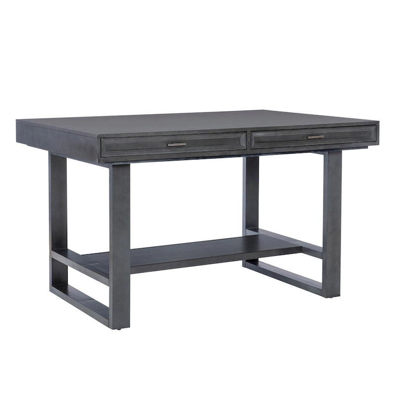 Ensemble de salle à manger Wilson en bois gris, 7 pièces, hauteur de comptoir