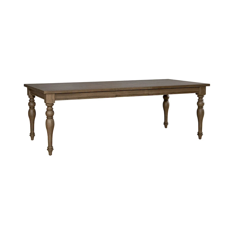 Table rectangulaire de ferme Americana taupe poudré avec chaises de salle à manger, diverses options