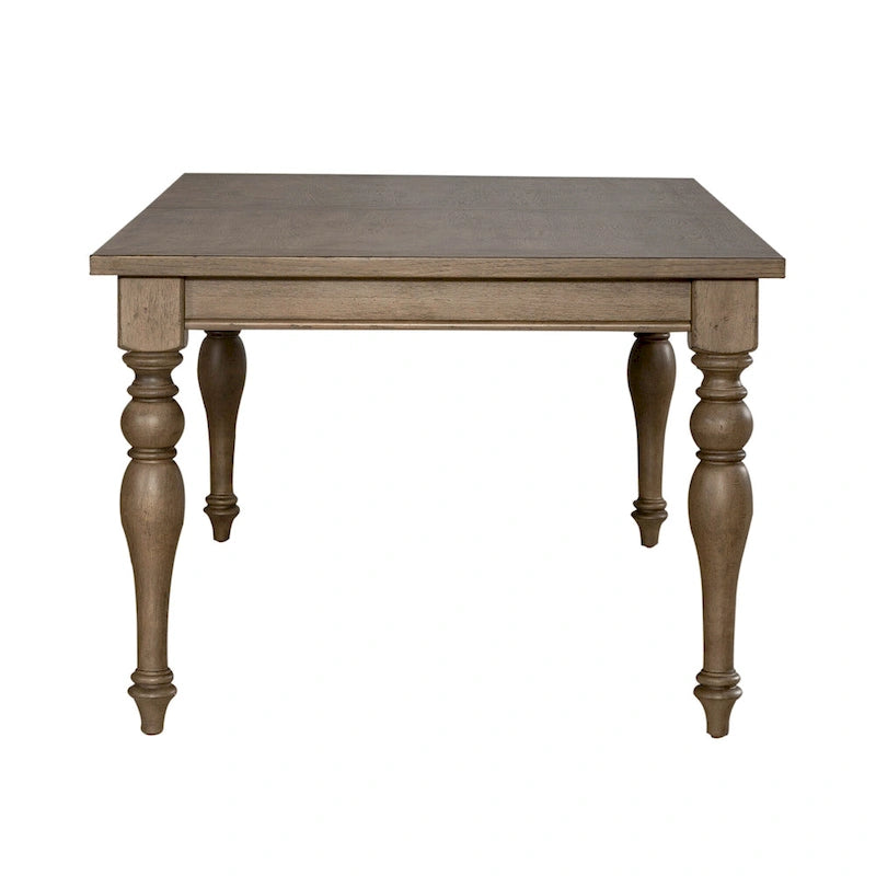 Table rectangulaire de ferme Americana taupe poudré avec chaises de salle à manger, diverses options