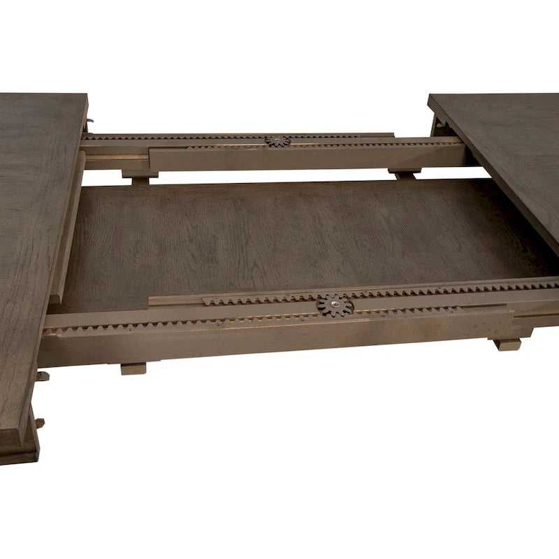 Table rectangulaire de ferme Americana taupe poudré avec chaises de salle à manger, diverses options