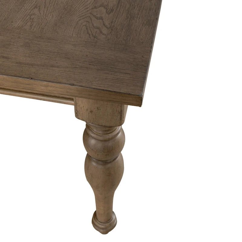 Table rectangulaire de ferme Americana taupe poudré avec chaises de salle à manger, diverses options