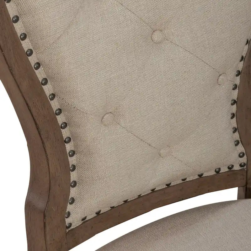 Table rectangulaire de ferme Americana taupe poudré avec chaises de salle à manger, diverses options