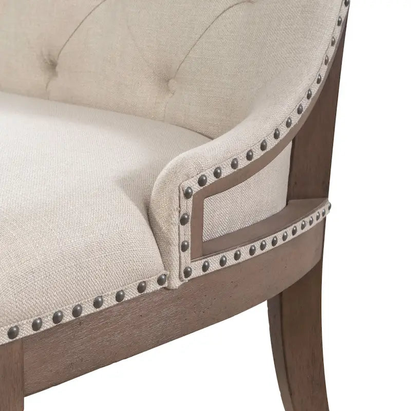 Table rectangulaire de ferme Americana taupe poudré avec chaises de salle à manger, diverses options