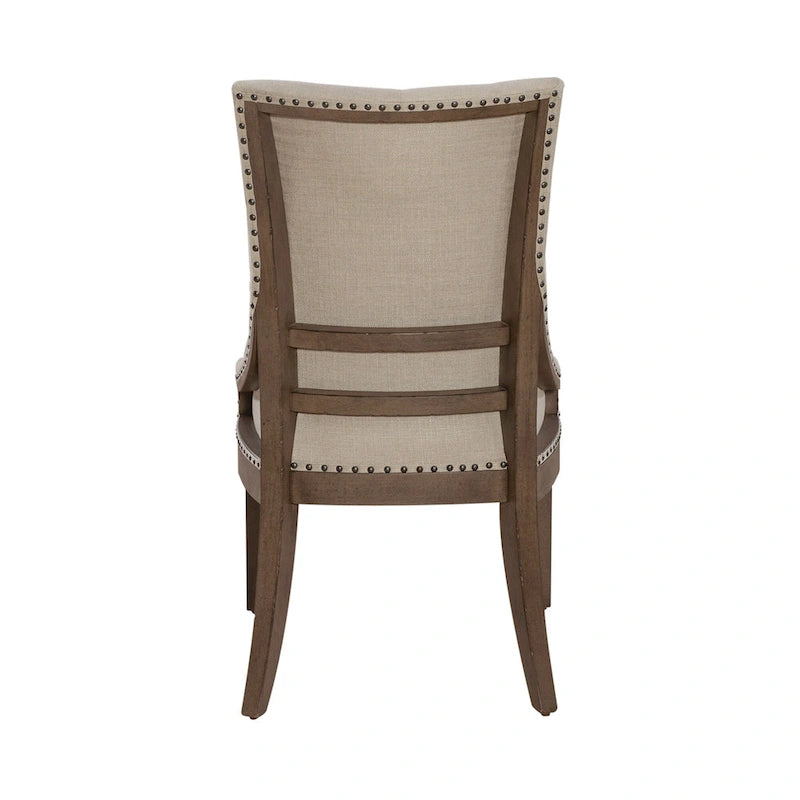 Table rectangulaire de ferme Americana taupe poudré avec chaises de salle à manger, diverses options