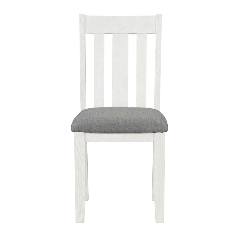 Ensemble de salle à manger 7 pièces de style rétro pour 6 personnes - Table extensible et 6 chaises rembourrées