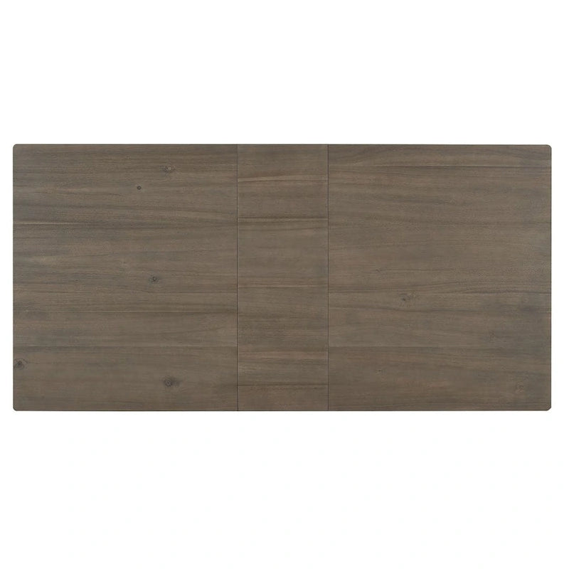 Ensemble de salle à manger 7 pièces en bois pour 6 personnes avec table extensible