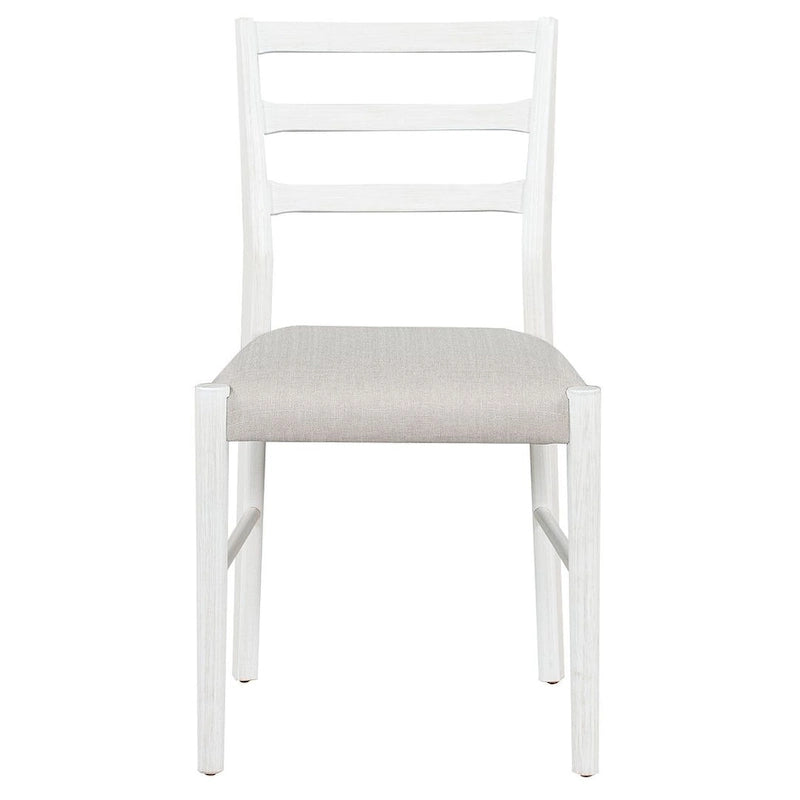 Ensemble de salle à manger 7 pièces en bois pour 6 personnes avec table extensible