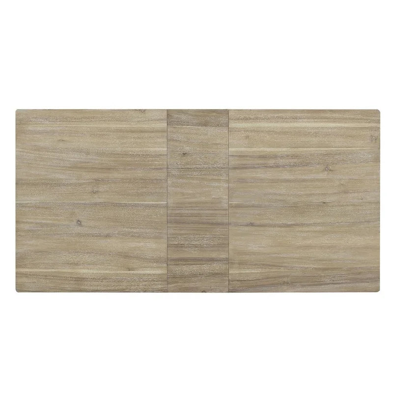 Ensemble de salle à manger 7 pièces en bois pour 6 personnes avec table extensible