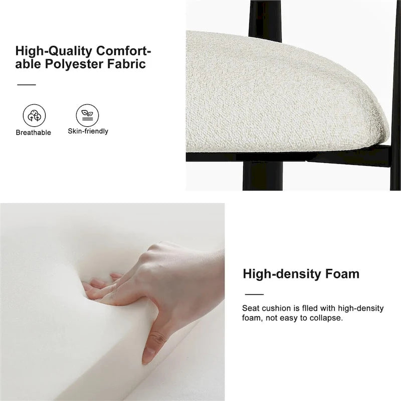 Ensemble de salle à manger moderne et minimaliste de 9 pièces avec plateau en pierre frittée extensible de 240 cm et 8 chaises en tissu