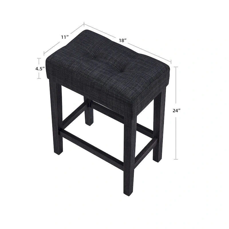 Ensembles de 4 tables de bar et chaises hautes de salle à manger avec prises de courant intégrées