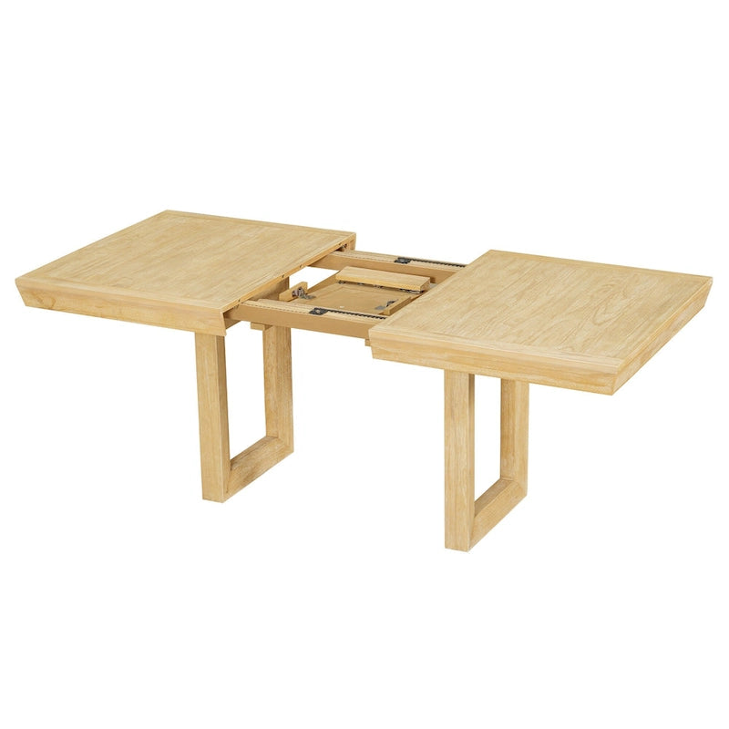 Ensemble de salle à manger extensible 7 pièces