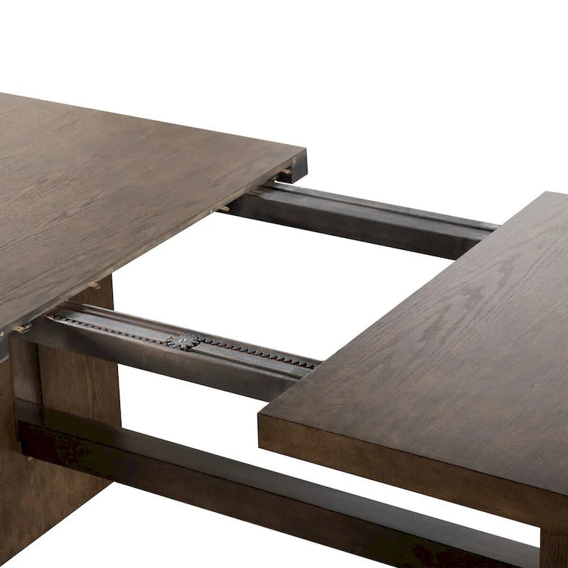 Ensemble de salle à manger extensible 7 pièces en bois massif Liora Modern de Furniture of America