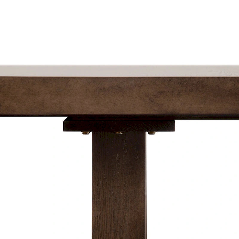 Ensemble de salle à manger extensible 7 pièces en bois massif Liora Modern de Furniture of America