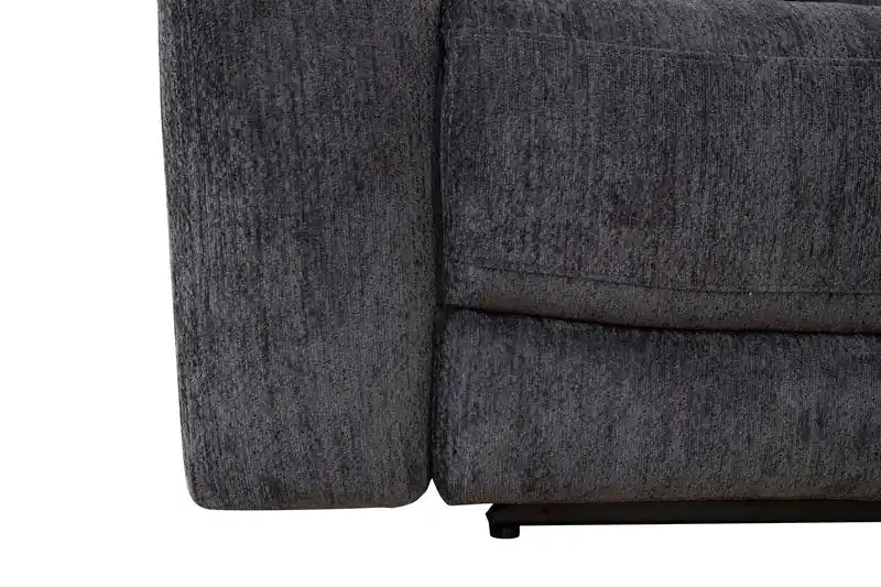Causeuse inclinable zéro énergie 79 Fabric avec console de rangement et ports USB