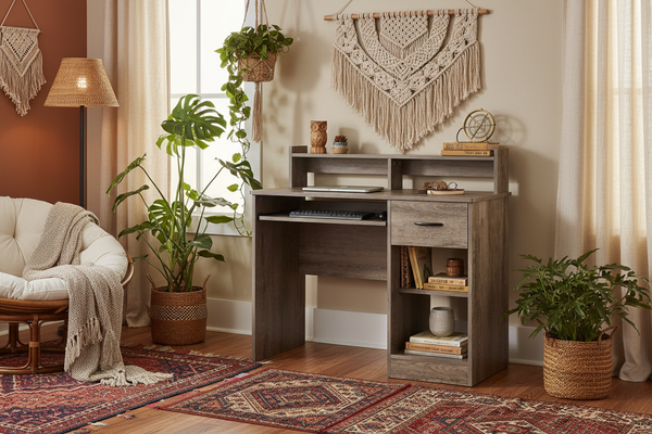 Bohemian Desk Scene