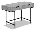 Butler 47.25 Office Desk with 2-Drawers - Grey Stone Look