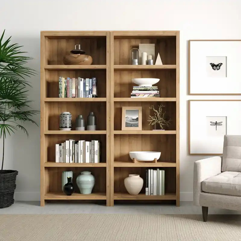 Bibliothèque - Chêne naturel