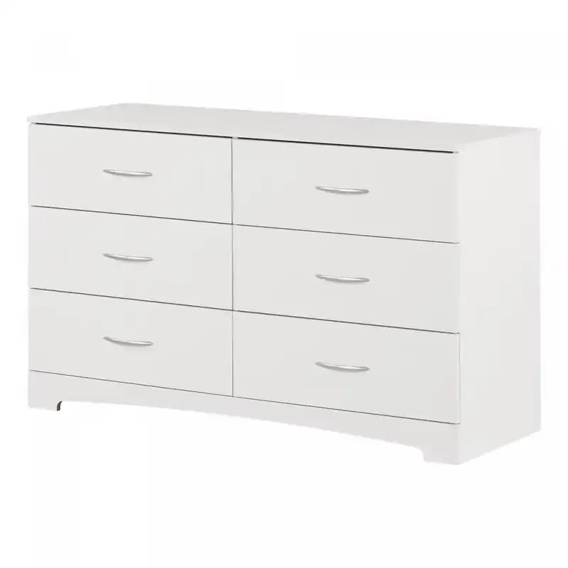 Step One 6-drawer Dresser - Pure White
