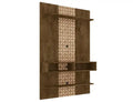 Manhattan Comfort Libra Long Floating 45.35 Wall Entertainment Center with Overhead Shelf