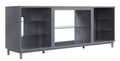 Manhattan Comfort Brighton 60 TV Stand with Glass Shelves & Media Wire Management