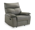 Matteo 42 Genuine Leather Reclining Chair - Aviarah Grey