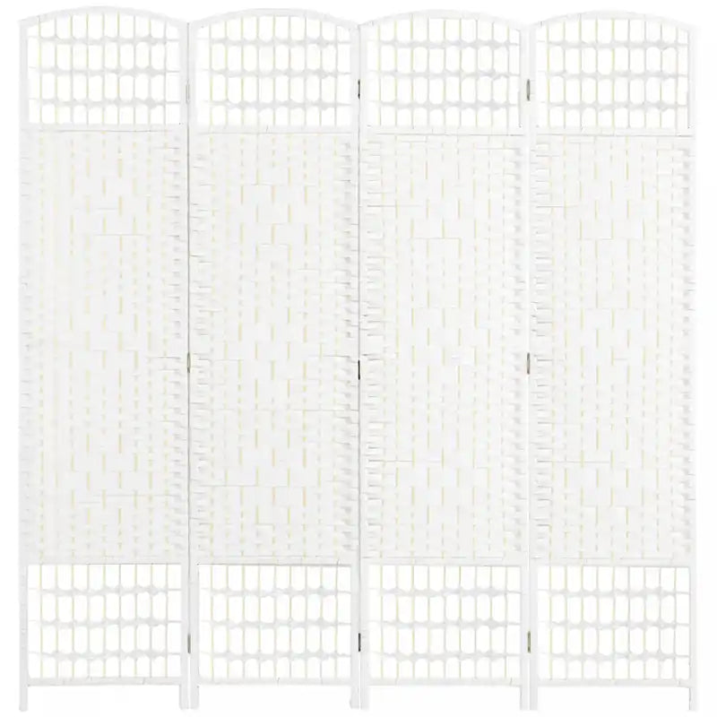 Homcom 4 Panel Folding Room Divider 5.6 Ft Privacy Screen Panel