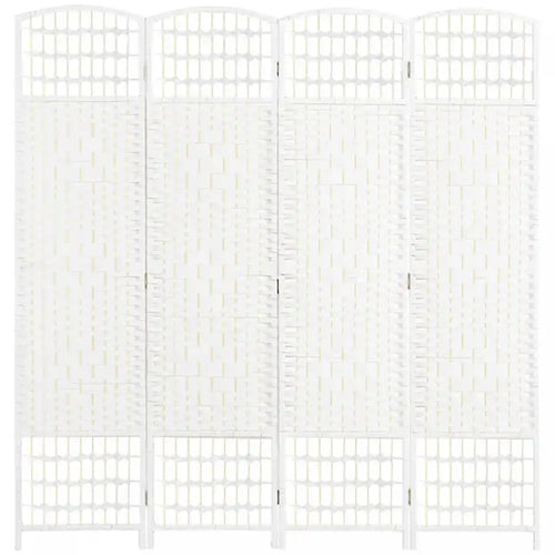 Homcom 4 Panel Folding Room Divider 5.6 Ft Privacy Screen Panel