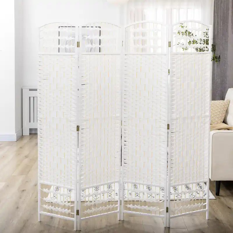 Paravent pliable 4 panneaux, 1,70 m, Séparateur de pièce intime