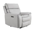 Cindy Crawford Home Newport 43 Faux Suede Power Reclining Chair with Power Headrest