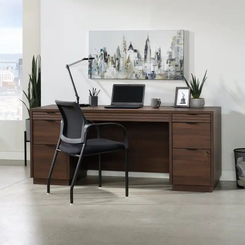 71.18 Bureau de direction avec caisson à 6 tiroirs