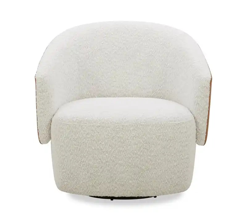 Fauteuil pivotant - Azalea Snow et Dakota Tan