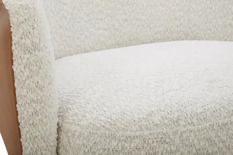 Fauteuil pivotant - Azalea Snow et Dakota Tan