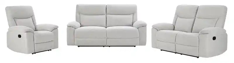 41.3 Fauteuil relax manuel en tissu chenille