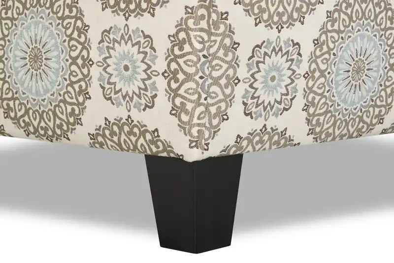 Pouf de 38 po en tissu fabriqué au Canada - Multicolore crépuscule