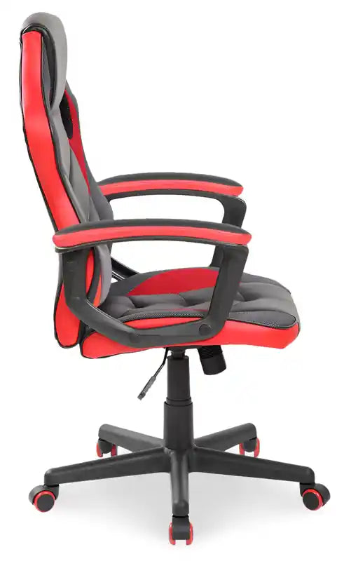 Chaise de gaming ergonomique 24 - Noir et rouge