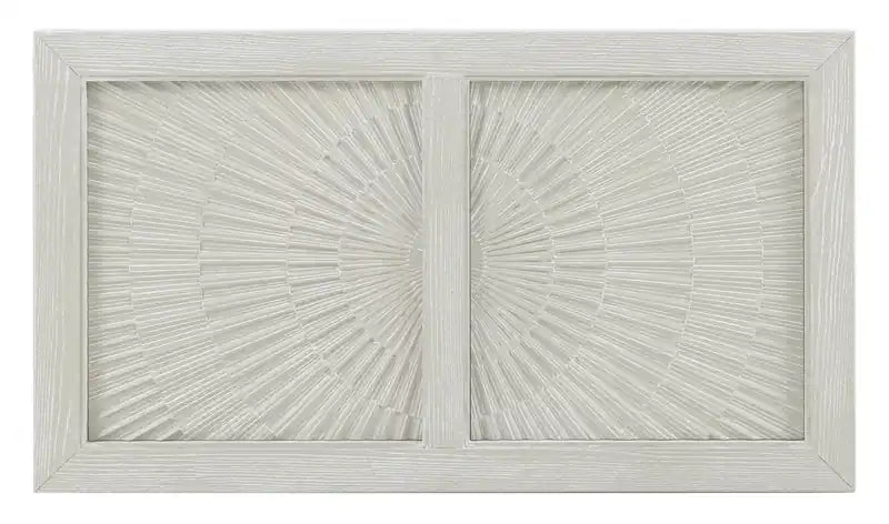 Table Basse 48 po en Bois Massif avec Étagère et Roulettes – Sable